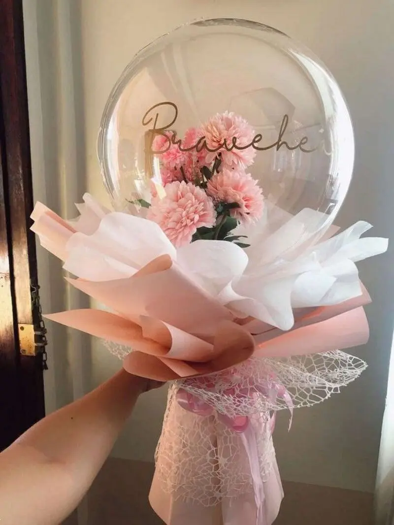 باکس گل بادکنک دار | 25 باکس گل بادکنک دار برای تولد و نوزاد بسیار جذاب در همه سبک و اندازه