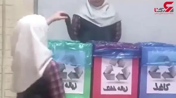 اقدام جالب یک دانش‌آموز در حفظ محیط زیست + فیلم