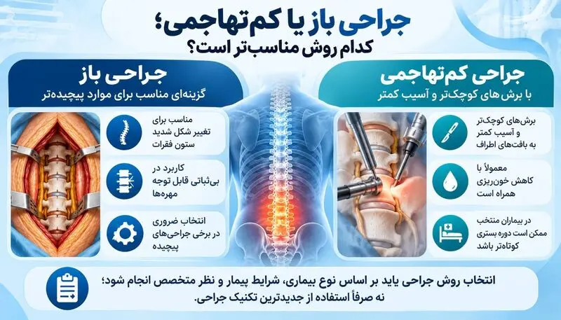 جراحی باز یا کم‌تهاجمی؛ کدام روش مناسب‌تر است