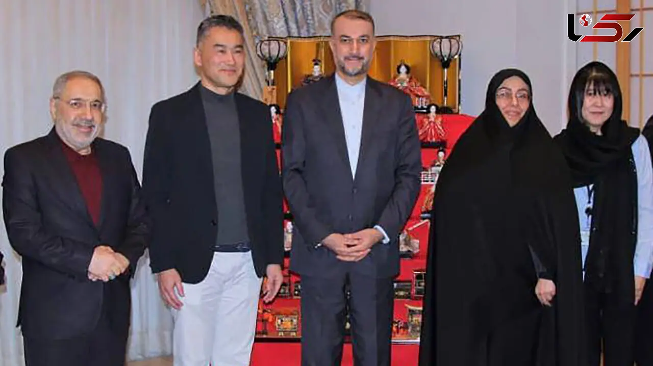 عیادت امیرعبداللهیان از سفیر ژاپن در ایران 