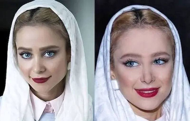 میکاپ به سبک الناز حبیبی