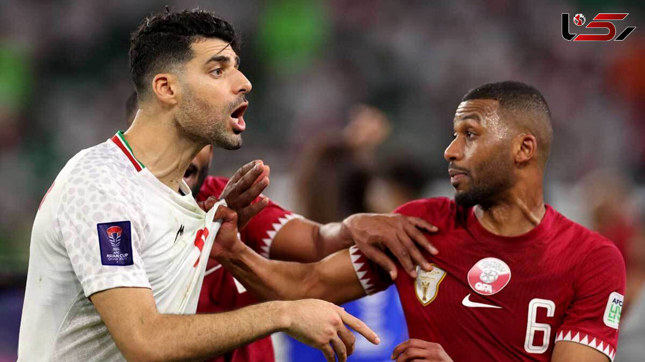 درگیری طارمی با قطری ها بعد از سوت پایان بازی