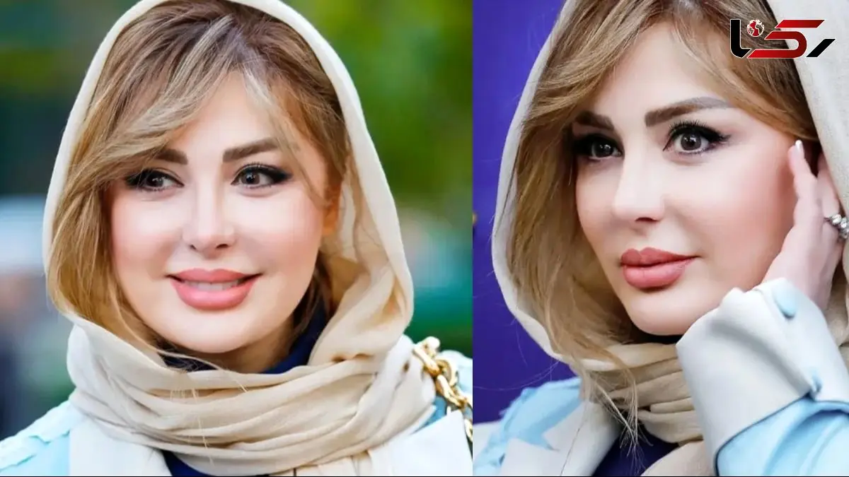 عکس/ نگاهی به مانتو پاییزی نیوشا ضیغمی بازیگر ایرانی در پارک / چه ترکیبی چه استایلی