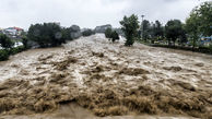 خسارت سیلاب در سیدی مشهد/ سیلاب خودروها را با خود برد
