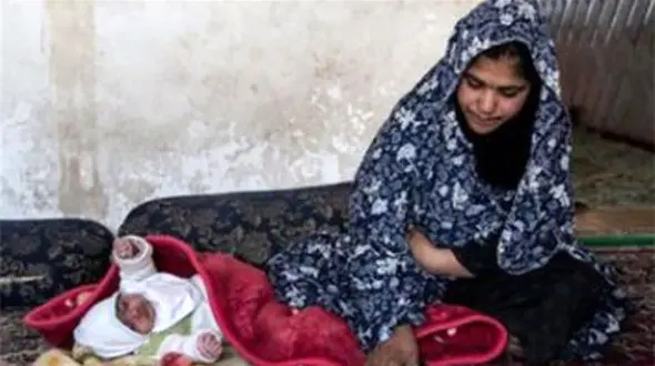 کودک همسری زهرا 13 ساله با محمد در اهواز / عروس کوچک 40 میلیون تومان فروخته شد + عکس