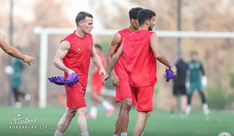 دنیل گرا در تمرین پرسپولیس