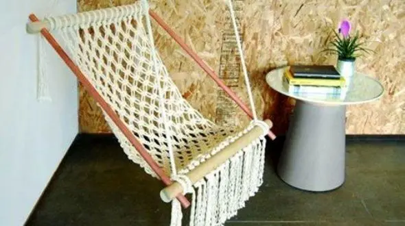 طرز درست کردن تاب مکرومه