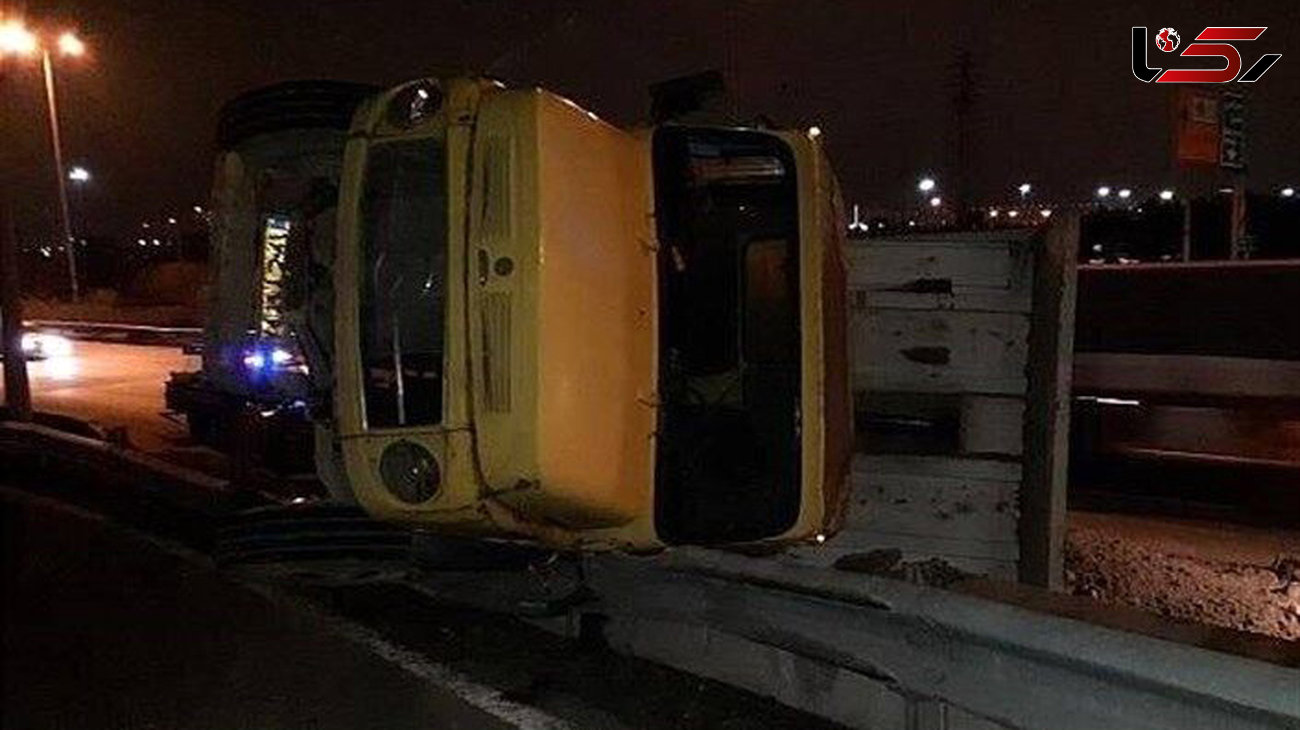 3 کشته در تصادف هولناک کامیون با رانا در نهاوند