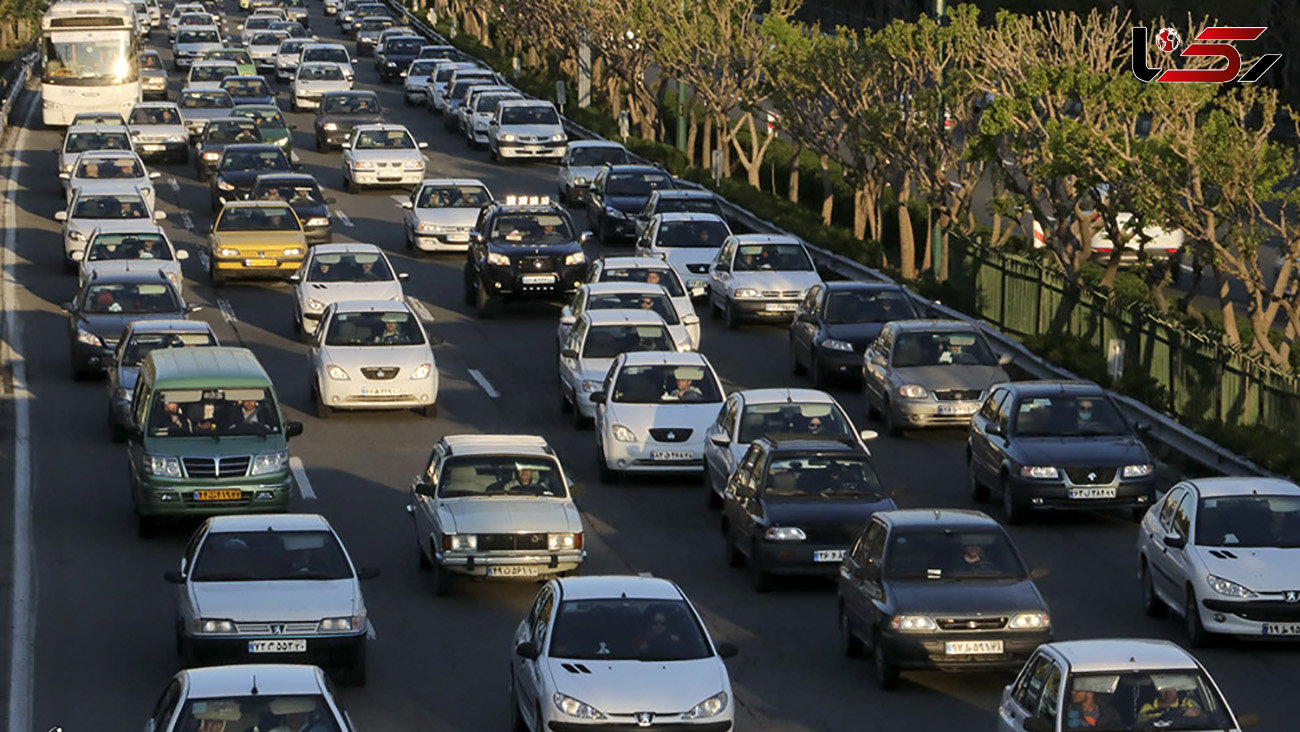 کدام بزرگراه های تهران درگیر ترافیک است؟