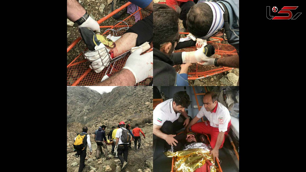 عملیات هوایی برای نجات مرد کوهنورد در بند یخچال تهران + عکس 