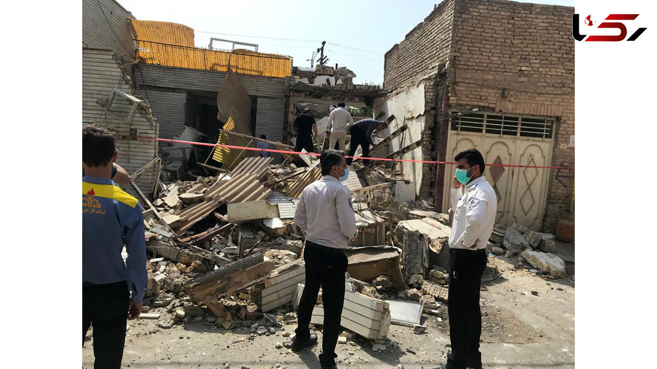 انفجار مهیب در خیابان عامری اهواز / تخریب کامل منزل مسکونی 