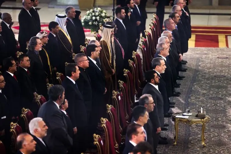 دکتر مسعود پزشکیان بعدازظهر امروز دوشنبه 20 بهمن 1404 در آیین رسمی روز ملی جمهوری اسلامی ایران «سلام سفرا» به مناسب چهل و هفتمین سالگرد پیروزی شکوهمند انقلاب اسلامی