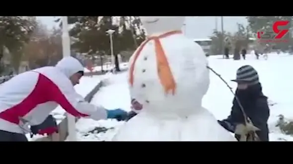 بارش برف و باران و زیبایی‌های آن در نقاط مختلف کشور + فیلم 