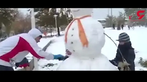 بارش برف و باران و زیبایی‌های آن در نقاط مختلف کشور + فیلم 