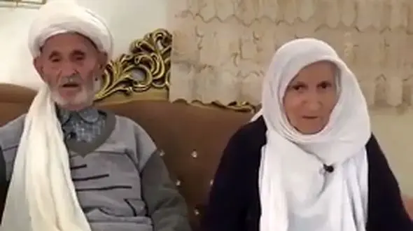 لحظات عاشقانه زوج مسن در تلویزیون ادامه‌دار شد