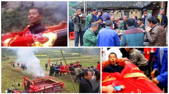 تشییع جنازه ای برای مردی که داخل تابوت زنده بود + تصاویر 