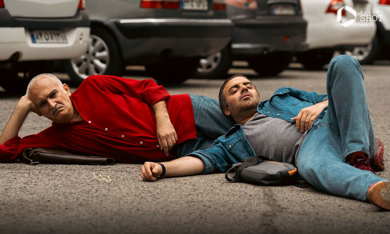 بهرنگ علوی و بیژن بنفشه خواه در فیلم جزایر قناری 