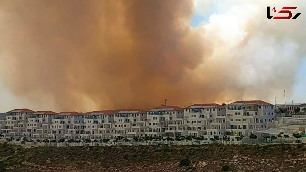 آتش‌سوزی بزرگ در اسرائیل / وحشت در شهرک های صهیونیستی  + عکس 