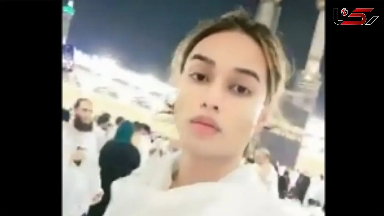 ببینید / حضور مردی با چهره زنانه در خانه خدا جنجالی شد