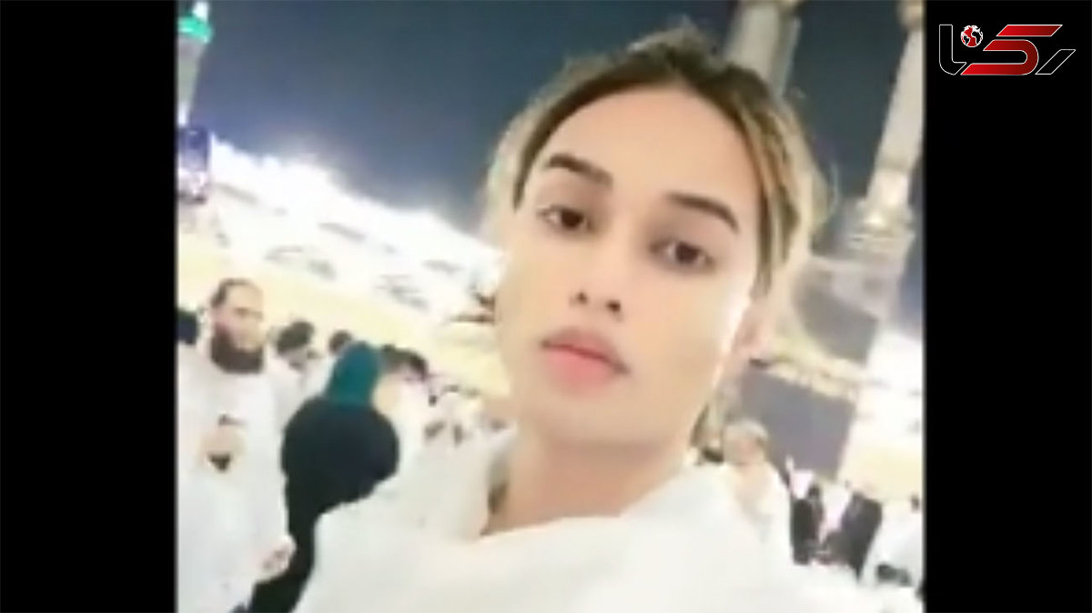 ببینید / حضور مردی با چهره زنانه در خانه خدا جنجالی شد