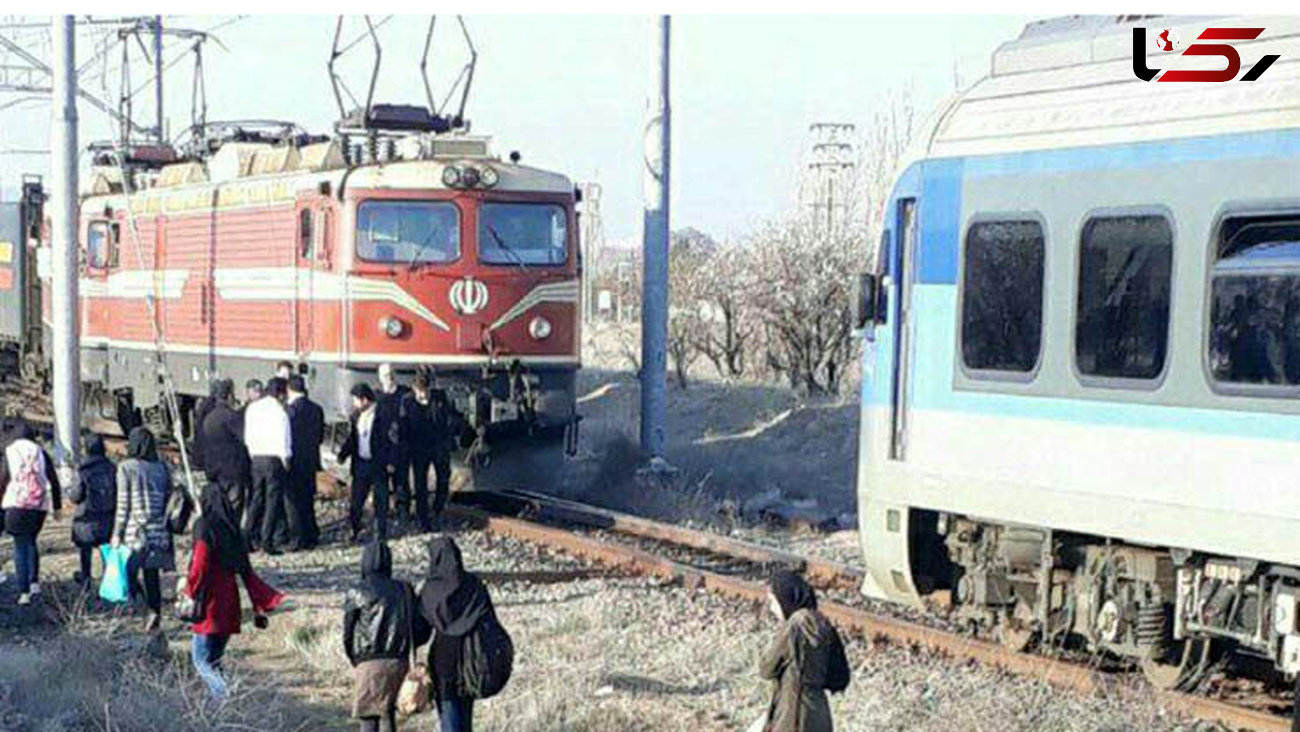 خروج خطرناک قطار از ریل در تبریز 
