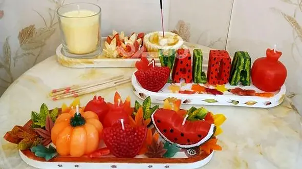 چند مدل شمع یلدایی + عکس 