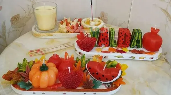 چند مدل شمع یلدایی + عکس 