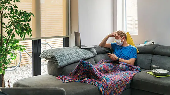 یک علامت برای تشخیص کرونا از آنفولانزا