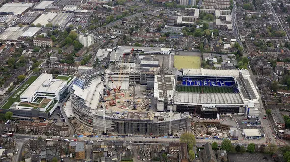 ویدئوی زیبا از آماده سازی ورزشگاه جدید تاتنهام