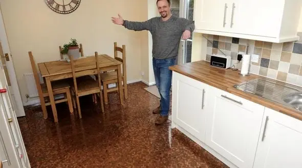 کف پوشی از سکه برای آشپزخانه +تصاویر