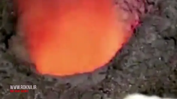ببینید  فوران آتش فشان چقدر وحشتناک است + فیلم