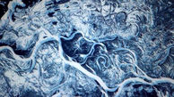 تصویر ناسا از برف های همراه باد در روسیه