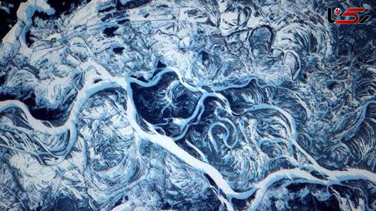 تصویر ناسا از برف های همراه باد در روسیه