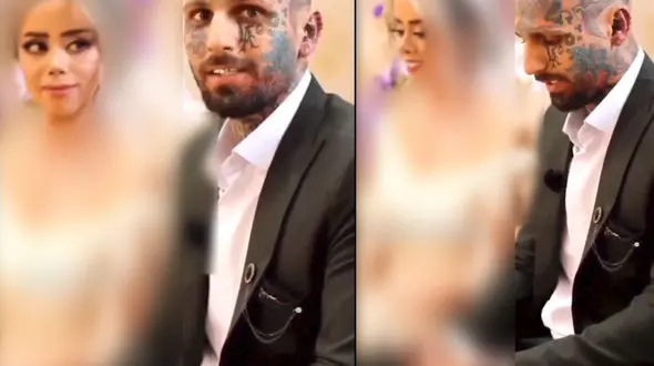 فیلم عروسی / این داماد ایرانی تتلو نیست ! / تتوهایش بدتر از تتلو است !