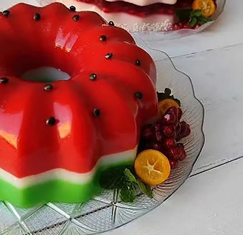 ژله شب یلدا لیوانی