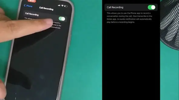 آموزش ضبط تماس در آیفون  + فیلم