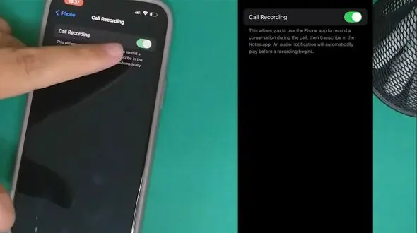 آموزش ضبط تماس در آیفون  + فیلم