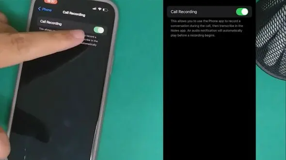 آموزش ضبط تماس در آیفون  + فیلم