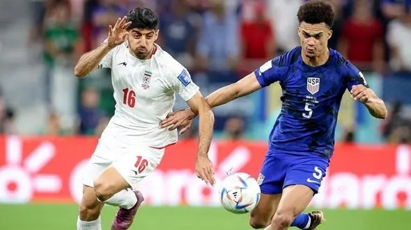 گزارش تصویری بازی ایران و آمریکا