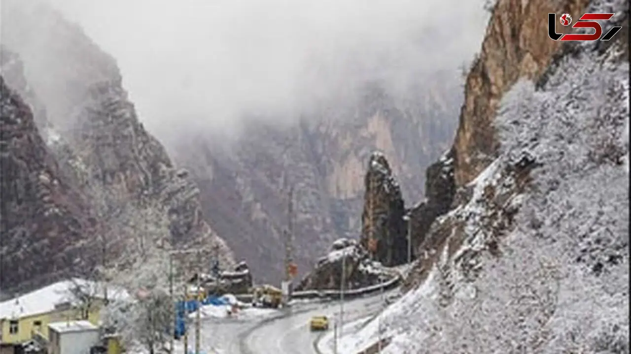 بارش نیم متری برف در محور کندوان