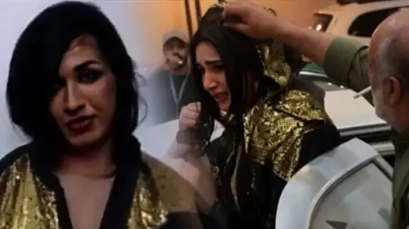 فیلم حیرت آور/ حضور مرد زن نما در میهمانی خصوصی زنان / هم کلاه گیسش  هم لباس های زنانه اش را درآوردند! / چه نیتی داشت ؟!