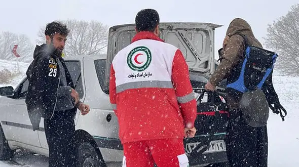  برف برای ۱۴۳ نفر حادثه آفرید