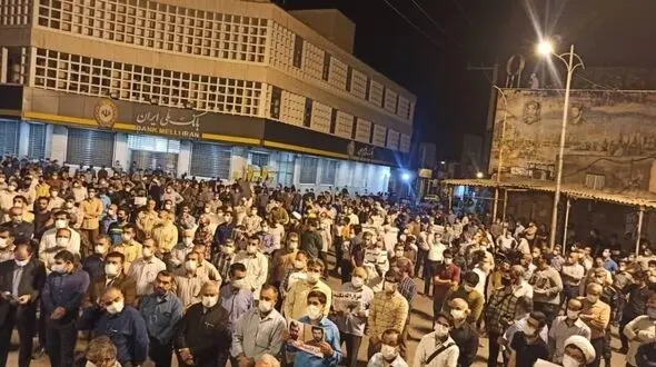 ماجرای تجمع مردم بهبهان چه بود ؟ + عکس و فیلم
