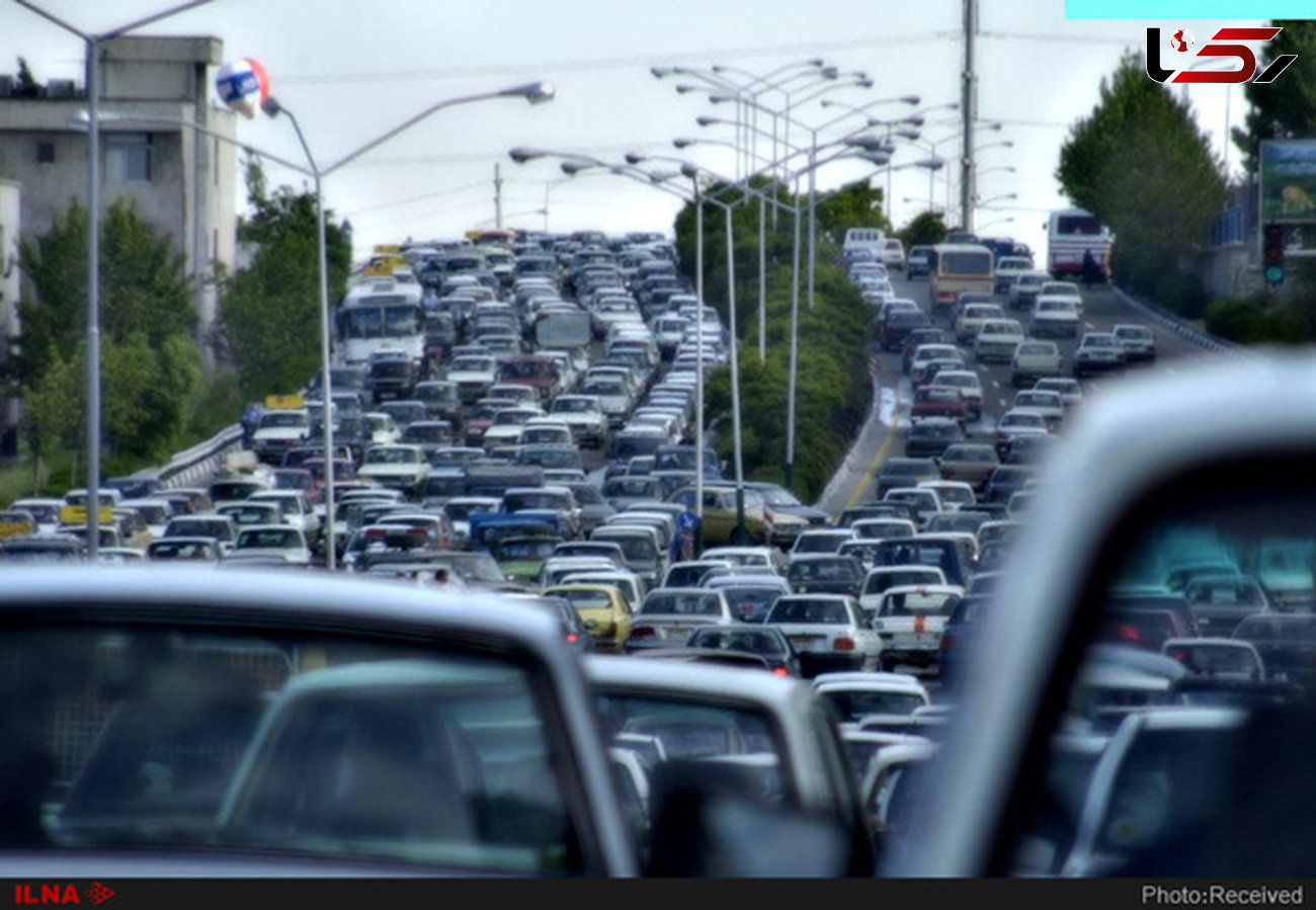 ترافیک سنگین در 10 بزرگراه پایتخت
