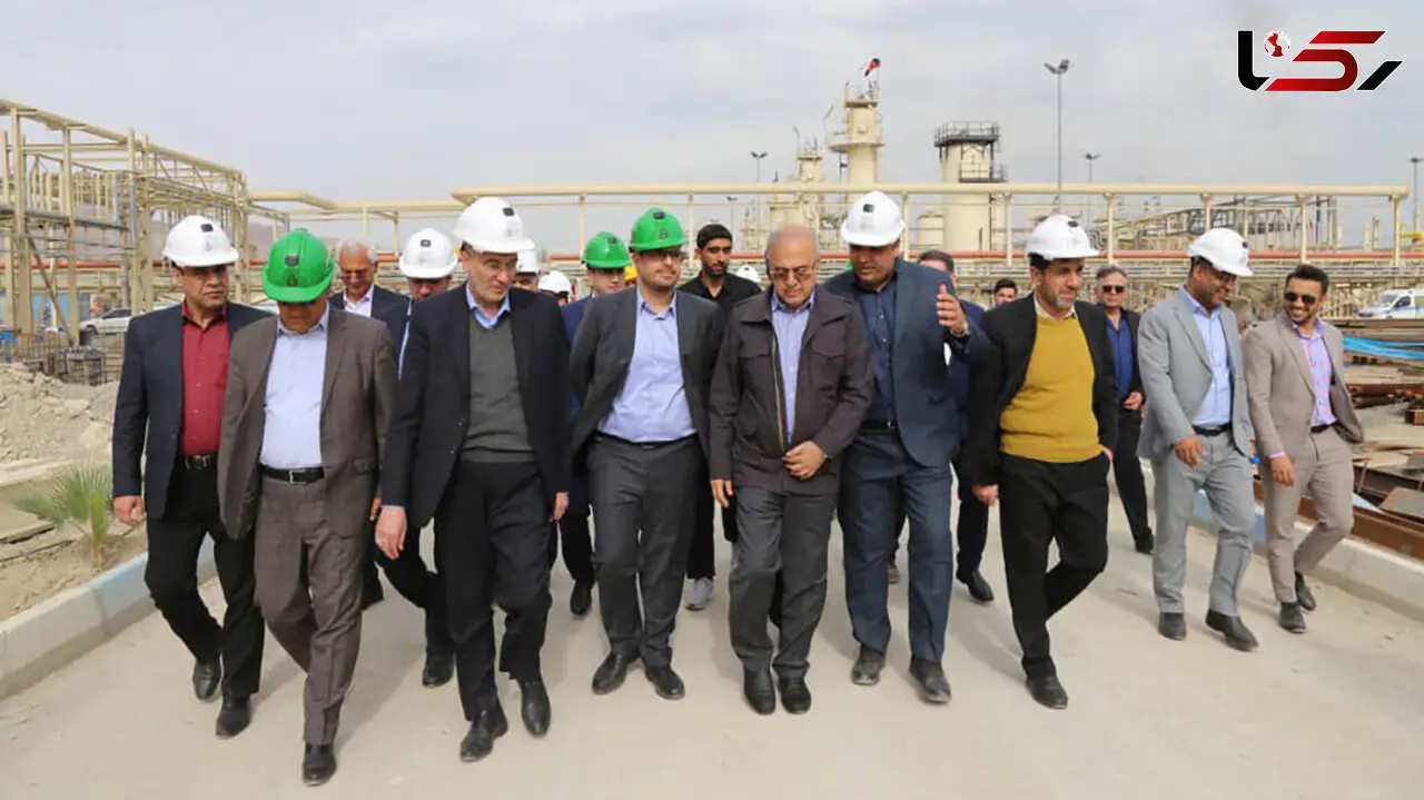 بازدید استاندار هرمزگان از پالایشگاه نفت آفتاب 