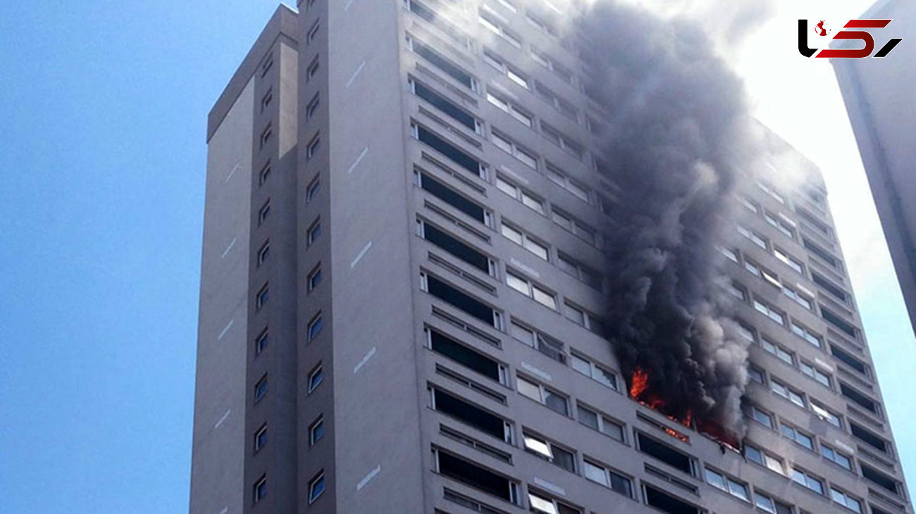  برج مسکونی 21 طبقه در شرق لندن طعمه آتش شد