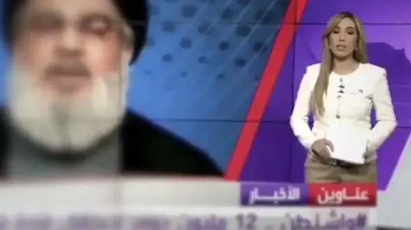 اقدام عجیب مجری العربیه در پخش زنده + فیلم