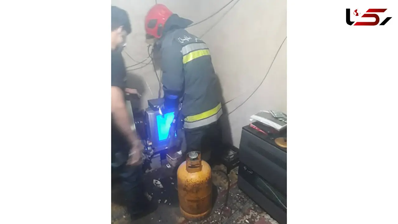 انفجار در اصفهان / نگهبان زنده زنده سوخت + عکس