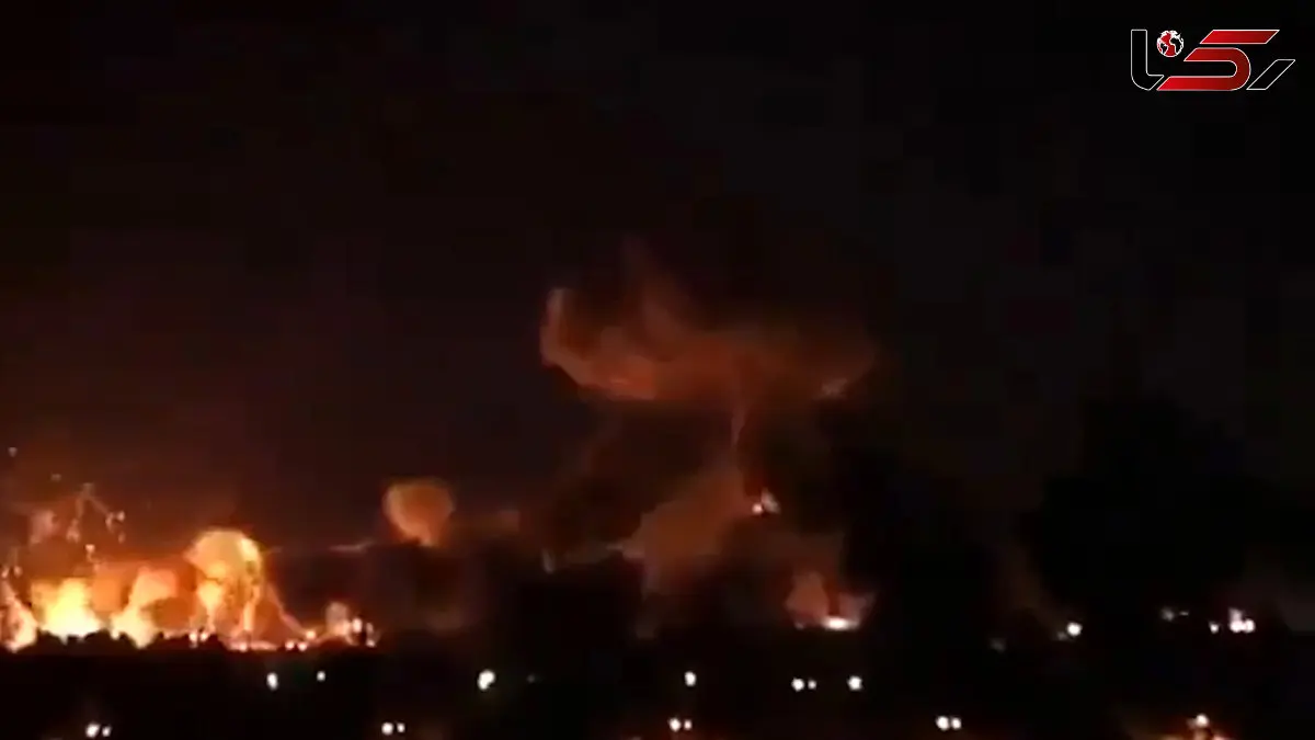 فیلم بمباران شدید زیرساخت های طالبان در کابل