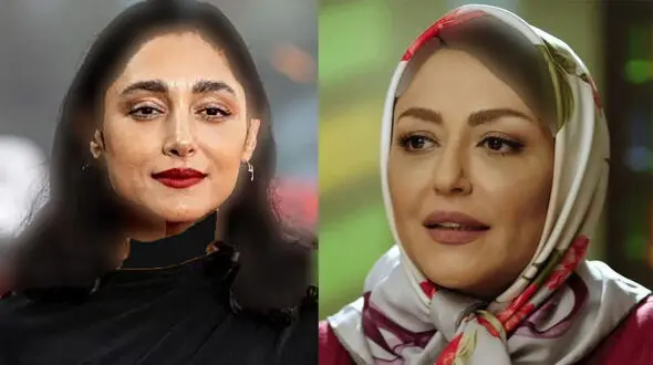 فیلم دیدار غمگنانه گلشیفته  و شقایق فراهانی پس از 8 سال  ! / شقایق جوانتر از گلشیفته !